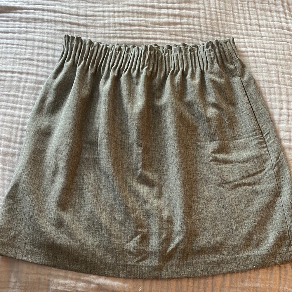 J Crew merchantile paperbag skirt